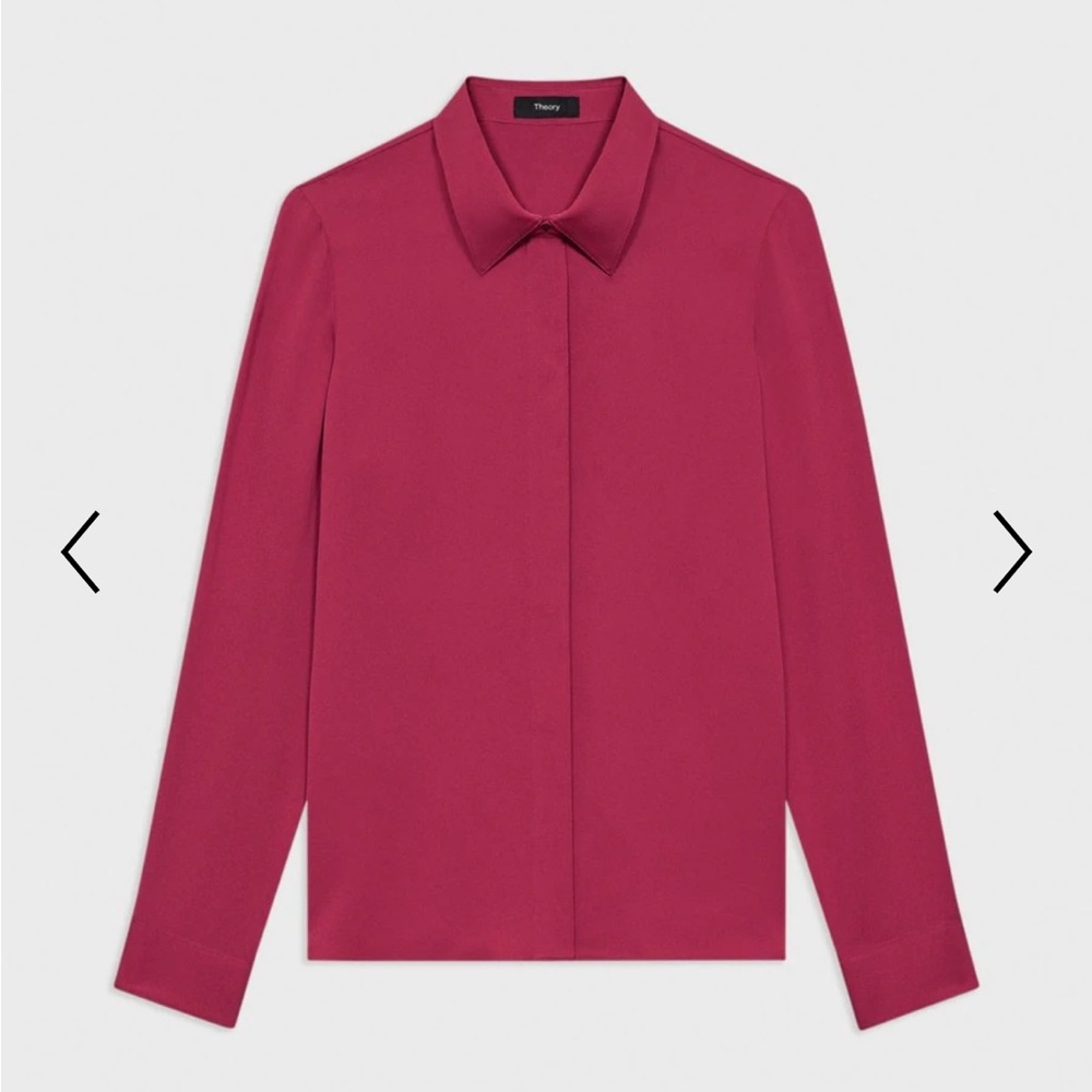 NWT Theory Silk Shirt